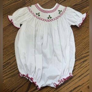 Smockingbird Holly bubble 24mo